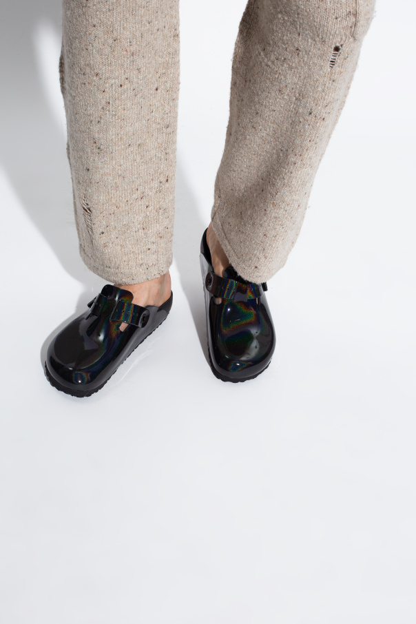 rick owens iridescent birkenstock